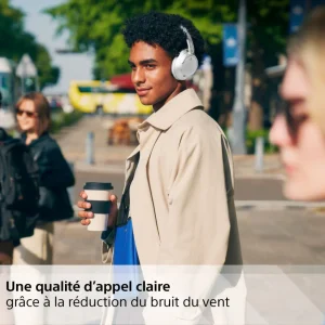Casque Avec fil et sans fil Arceau Appels/Musique USB Type-C Bluetooth - Blanc
