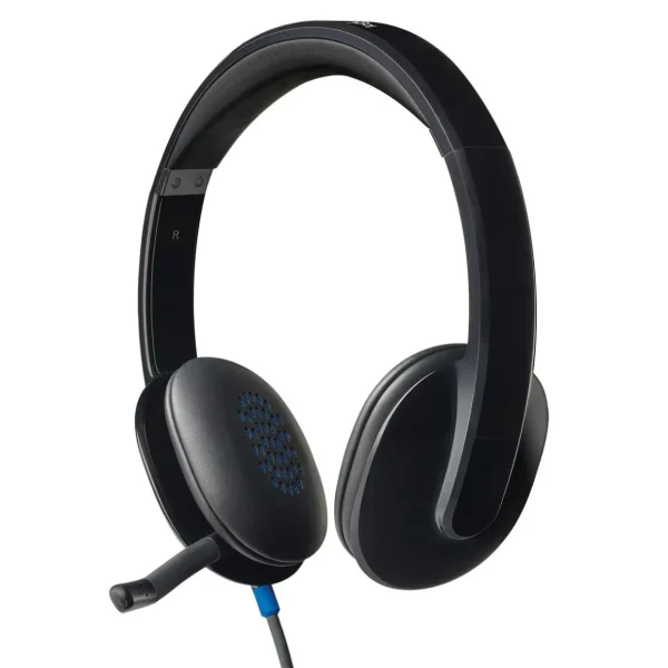 Casque H540 Filaire, Ecouteurs Stéréo Anti-Parasites, USB, pour PC/Mac