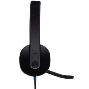 Casque H540 Filaire, Ecouteurs Stéréo Anti-Parasites, USB, pour PC/Mac