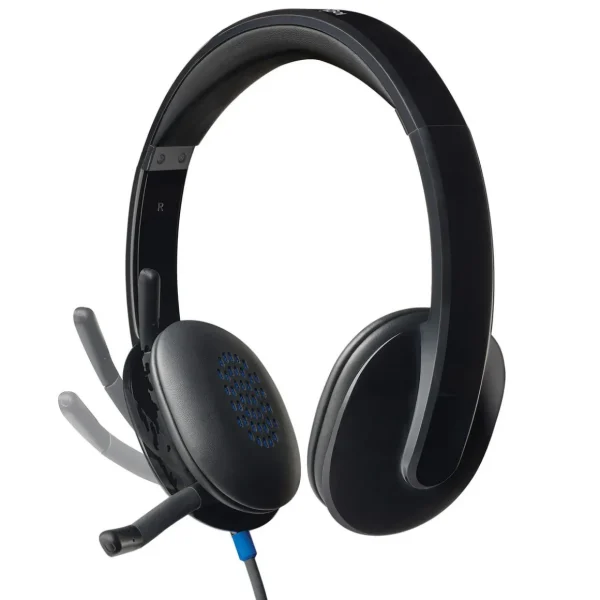 Casque H540 Filaire, Ecouteurs Stéréo Anti-Parasites, USB, pour PC/Mac