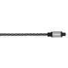 Câble audio à fibres optiques connecteur ODT - Gris