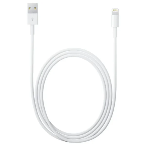 Câble de charge lightning - Longueur de câble 2m - Blanc