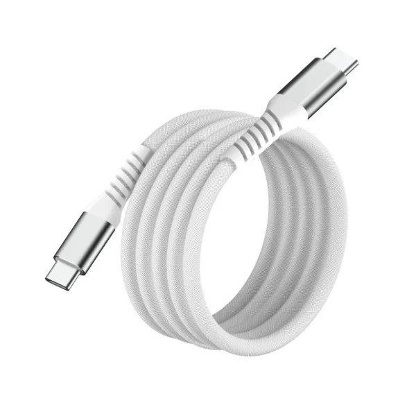 Câble de charge Magsafe USB C / USB C 1m - Blanc