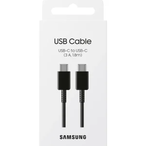 Câble USB C/USB C - Noir