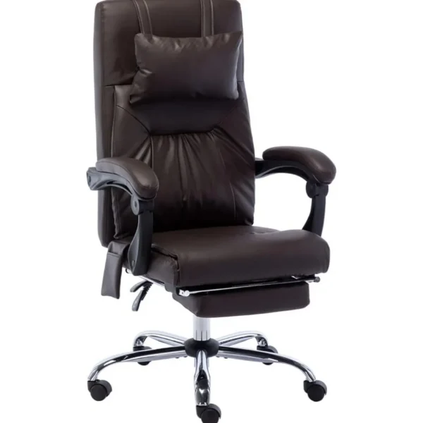 Chaise de bureau de massage Marron Similicuir