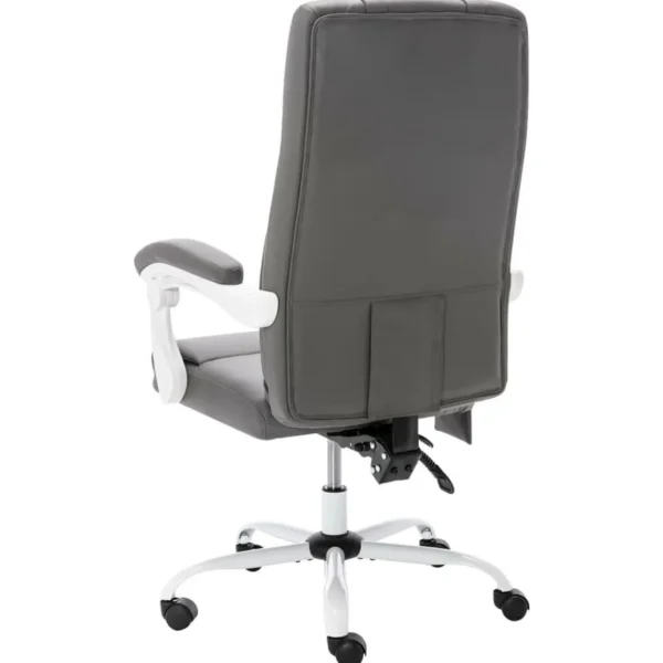 Chaise de bureau de massage Gris Similicuir
