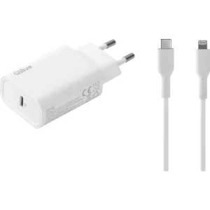 Chargeur et câble USB C / Lightning - Blanc