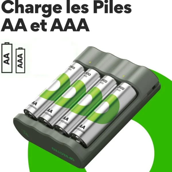 Chargeur secteur B441 + 4 AAA 850mAh