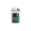 Chargeur secteur +LR06 AA x2 2100NimH+LR03 AAA x2 700NimH