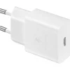 Chargeur secteur 15W USB-C + cable blanc