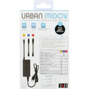 Chargeur universel pour trottinette électrique - Urban Moov - Noir