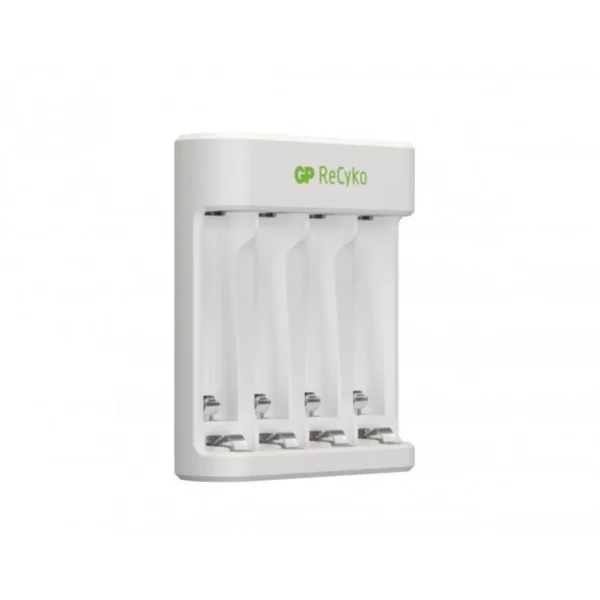 Chargeur USB E411+4Accus AA 2100 MAH - Blanc