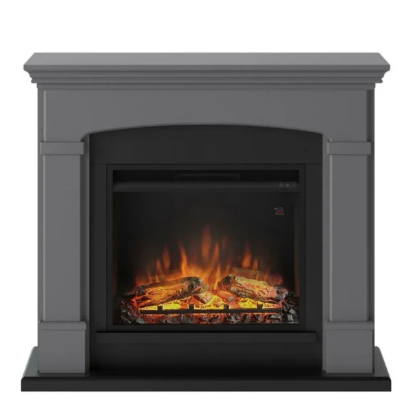 Cheminée électrique décorative Helmi Gris foncé - Powerflame