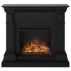 Cheminée électrique décorative Magna Noir profond - Powerflame