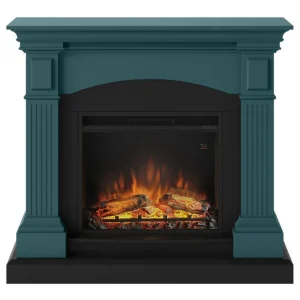 Cheminée électrique décorative Magna Turquoise - Powerflame