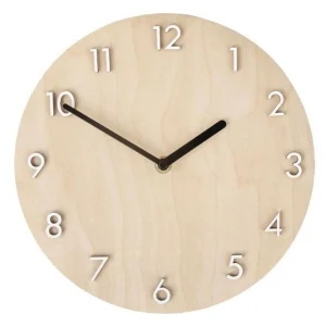 Chiffres en bois pour horloge 1-12 + 24 traits