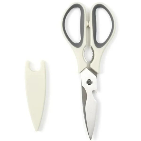 Ciseaux de Cuisine Aimanté Multifoncton 22cm Taupe