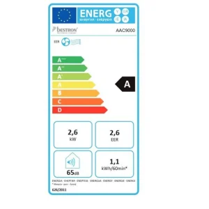 Climatiseur mobile monobloc 2600w 32m² - aac9000