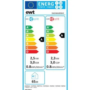 Climatiseur mobile réversible 2500w 31m² - snowair9he