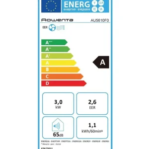 Climatiseur mobile 3000w 40m2 avec kit fenêtre - au5610f0