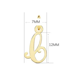 Collier - Pendentif Lettre C Or 750/1000 - Chaine Dorée