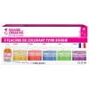 5 colorants pour bougie - jaune-rouge-bleu-vert-violet