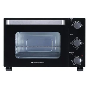 CONTINENTAL EDISON CEMF22B - Minifour electrique 22L noir - 1300W - Rotissoire, Convection naturelle