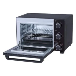 CONTINENTAL EDISON CEMF22B - Minifour electrique 22L noir - 1300W - Rotissoire, Convection naturelle