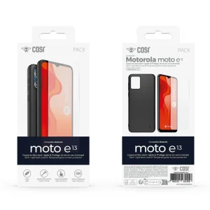 Coque + Verre Trempé pour Motorola E13 - Transparent