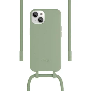 Coque avec cordon iPhone 14 Plus Tour de cou vert