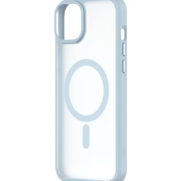 Coque bumper Iphone 15 Plus MagSafe Hybrid SNAP Bleu