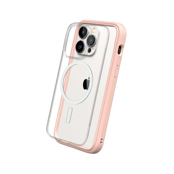 Coque bumper IPhone 14 Pro Max Mod NX Rose MagSafe