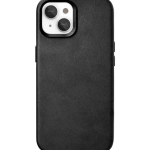 Coque iPhone 15 Plus Cuir noir