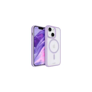 Coque iPhone 14ProMax MagSafe transpare/Violet