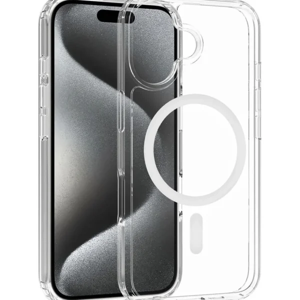 Coque Magsafe TPU pour Apple iPhone 16 Plus - Transparente