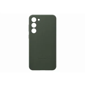 Coque S23+ cuir Vert