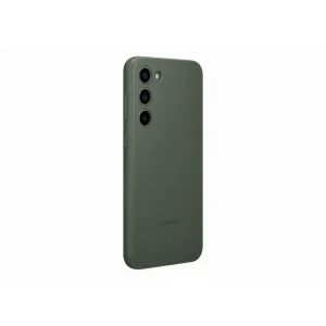 Coque S23+ cuir Vert