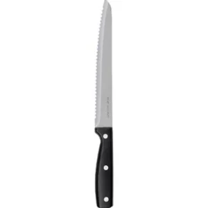 Couteau à Pain Dice Inox 32cm Noir