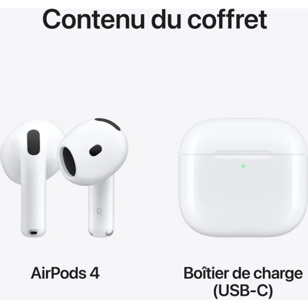 Écouteurs Airpods 4eme génération - blanc