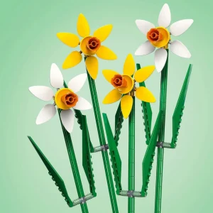 Creator 40747 Les Jonquilles, Kit de Construction de Fleurs Artificielles, Cadeau pour Adolescentes et Enfants