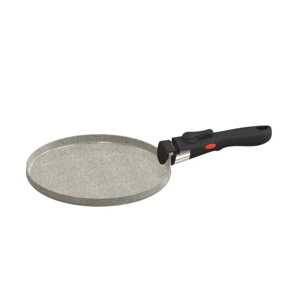 Crêpière 24cm tous feux dont induction avec poignée amovible SANDSTONE