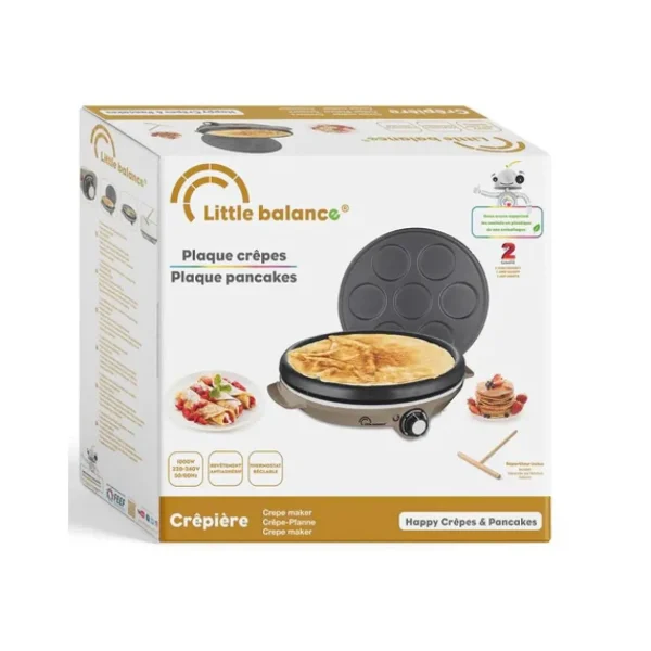 Crêpière 30cm 1000w inox - 8694