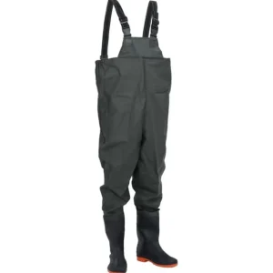 Cuissardes avec bottes vert foncé taille 45