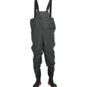 Cuissardes avec bottes vert foncé taille 43