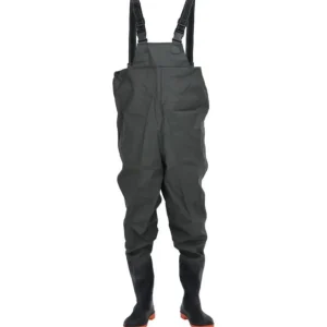 Cuissardes avec bottes vert foncé taille 45