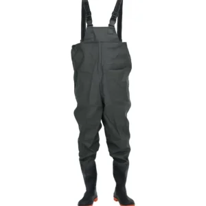 Cuissardes avec bottes vert foncé taille 38