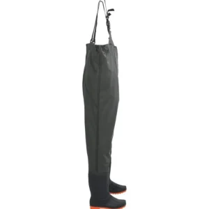 Cuissardes avec bottes vert foncé taille 45