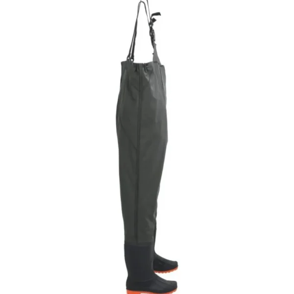 Cuissardes avec bottes vert foncé taille 45