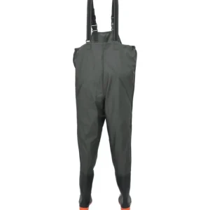 Cuissardes avec bottes vert foncé taille 45