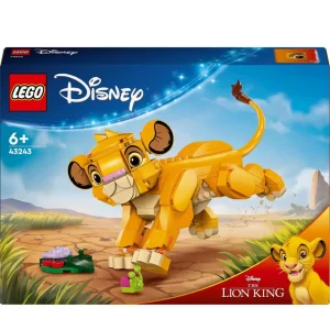 Disney Classic 43243 - Simba, le Bébé du Roi Lion, Jouet de Construction pour Enfants, Figurine à Construire, Jouet d'Activité et de Développement